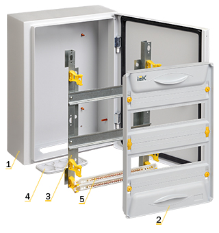 Корпуса модульные распределительные ЩРн серии UNIVERSAL IEK