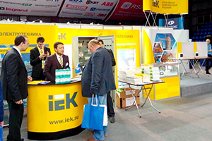 Экспозиция ГК IEK объединяет сразу три торговые марки