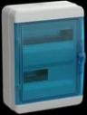 TEKFOR Корпус пластиковый КМПн-24 IP65 синяя прозрачная дверь IEK0
