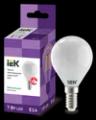 Лампа светодиодная G45 шар матовая 7Вт 230В 4000К E14 серия 360° IEK0
