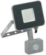 Прожектор светодиодный СДО 07-10Д с датчиком движения IP54 серый IEK0