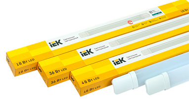 Новые LED-светильники ДСП IEK® - всего 48 Вт для мощного светового потока